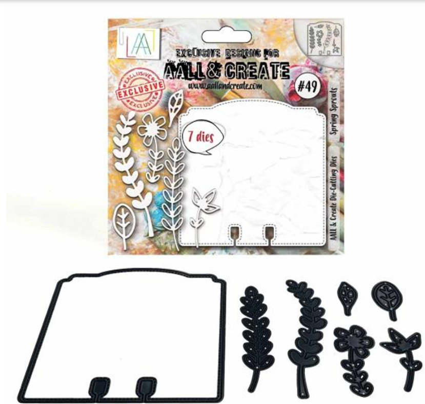 DEX Die Set / AALL & Create Spring Sprouts #49