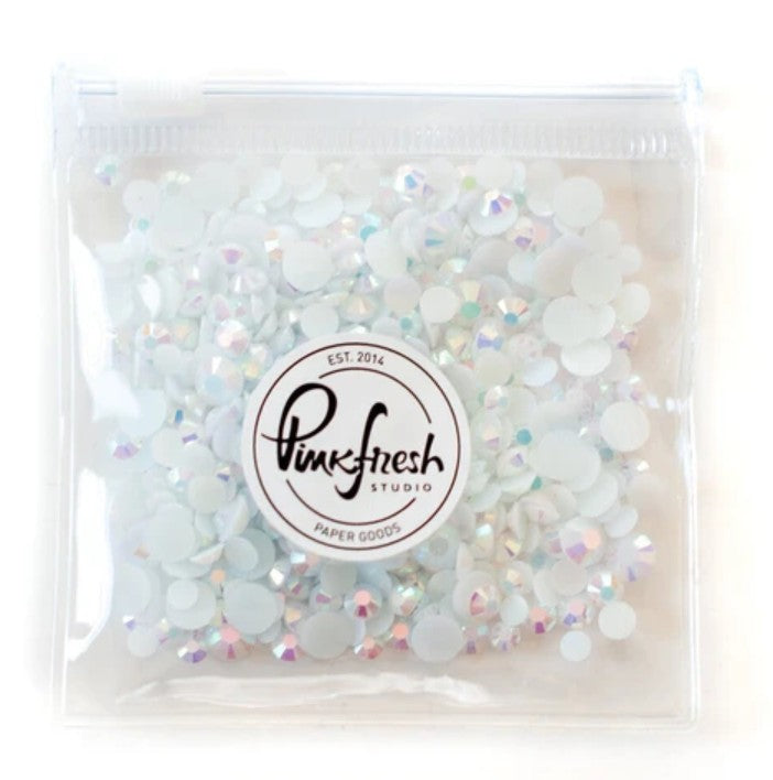 Glacier Jewels embellishments. Pinkfresh Studio
