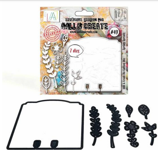 DEX Die Set / AALL & Create Spring Sprouts #49