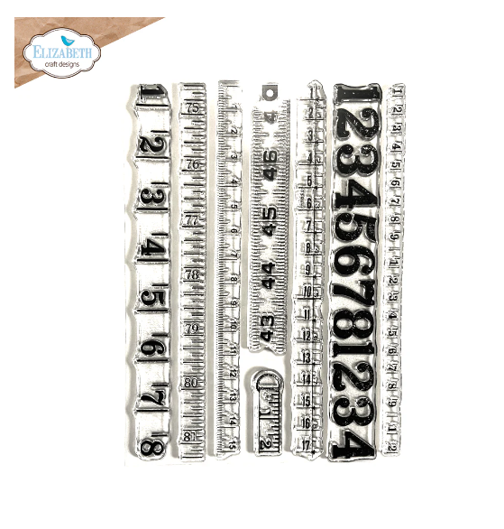 Measurements Stamp Set Elizabeth Craft Designs CS357