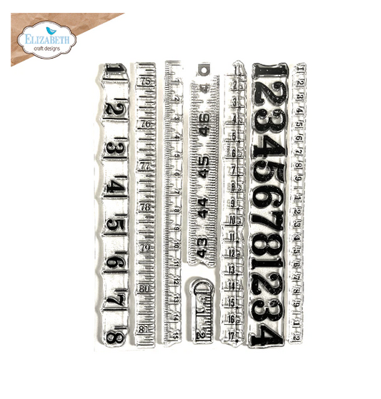 Measurements Stamp Set Elizabeth Craft Designs CS357