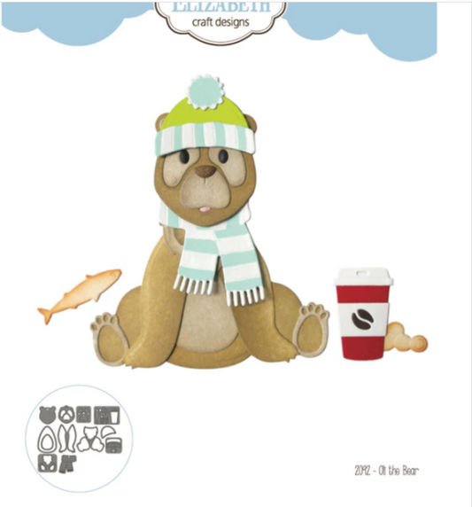 Oli Bear die set  Elizabeth Craft  2092