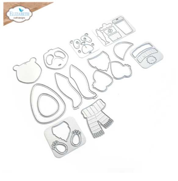 Oli Bear die set  Elizabeth Craft  2092