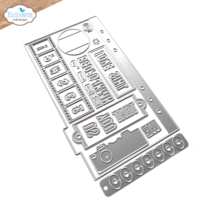 Tab 5 with Sliders die set  ECD  2056 Greatest Hits Planner Essentials