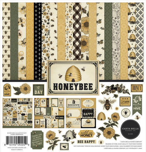 Honey Bee Scrapbooking Paper Collection Carta Bella