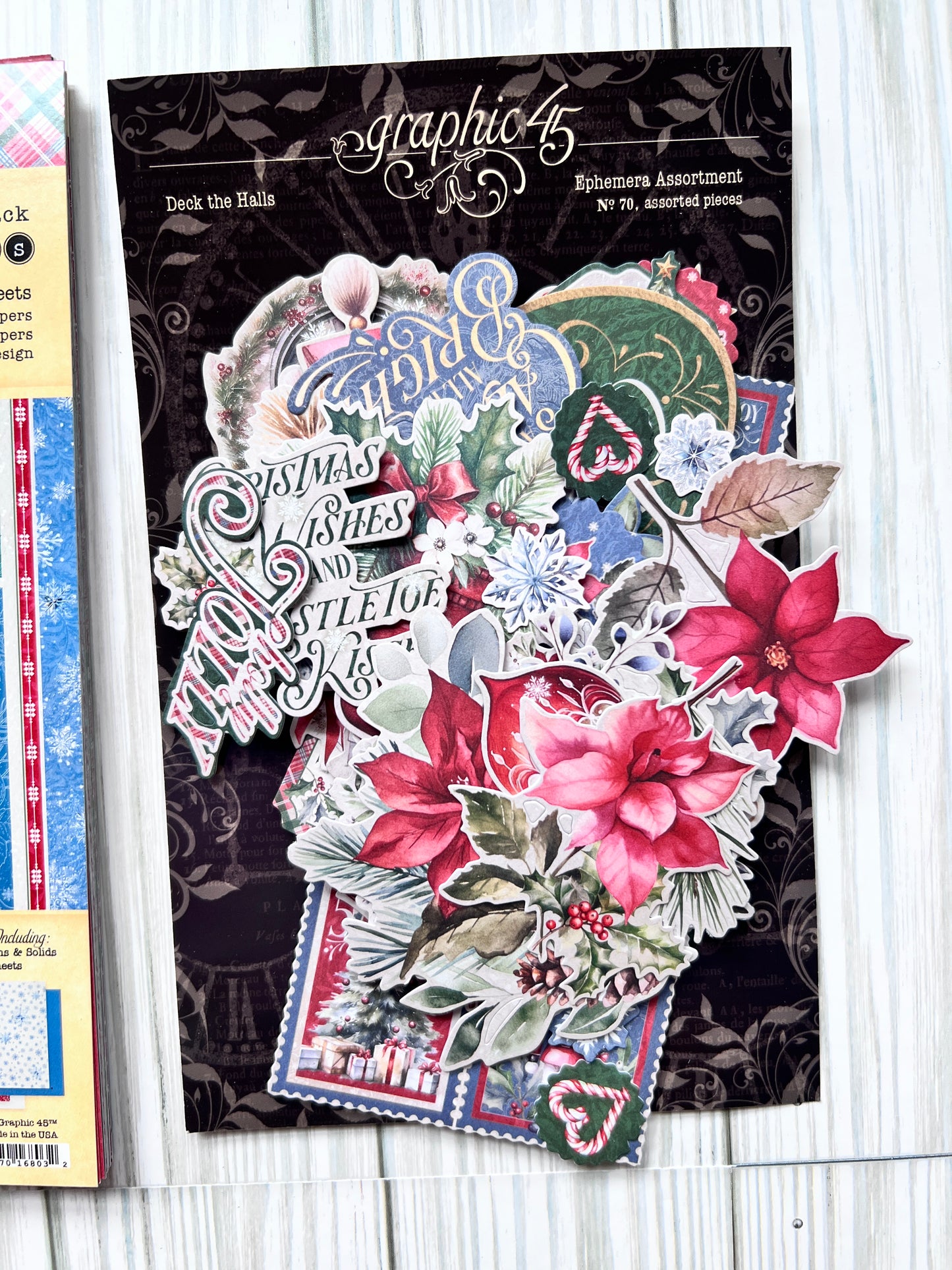 Deck the Halls Kit / Graphic 45 / 8" Pad and Ephemera