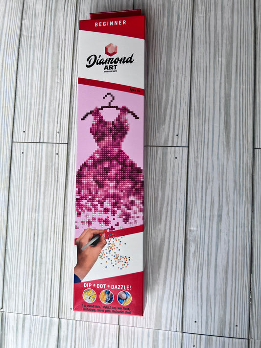Red Dress Diamond Painting Beginner Diamond Dotz