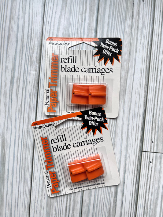 Fiskars Trimmer Replacement Blades, Cartridges Four Total Blade Carriages