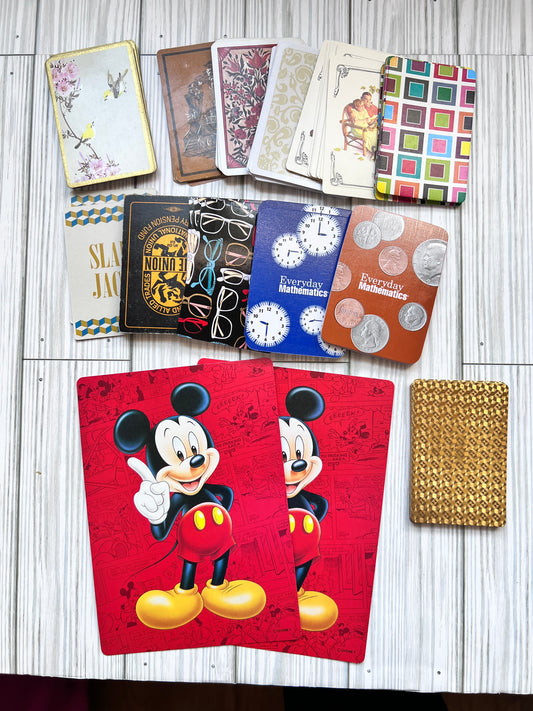 Playing Cards for Crafting; VARIETY, New & Used, Varying Sizes