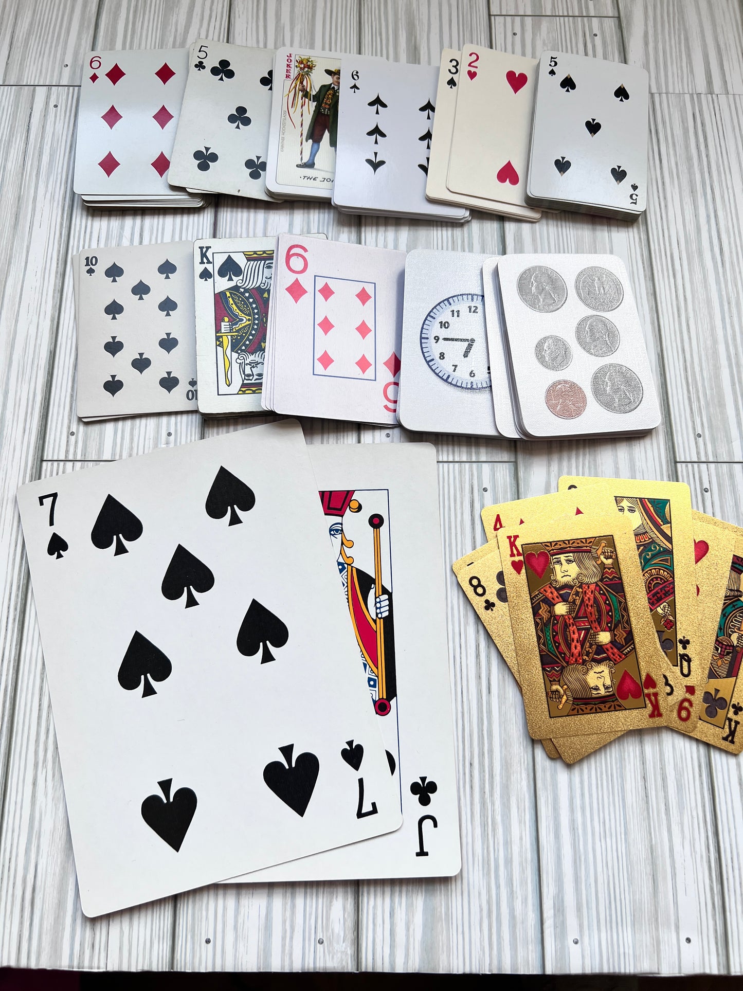 Playing Cards for Crafting; VARIETY, New & Used, Varying Sizes