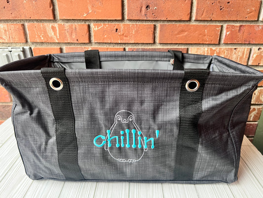Medium Utility Tote. Thirty-One. NEW.  Embroidered.