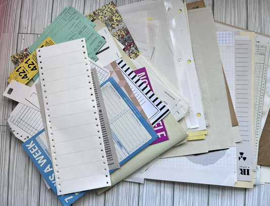 Misc. Junk Journal Papers; Each Pack Different; Over 2 lbs of Papers