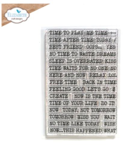 Journal Phrases 2 stamp set Elizabeth Craft Designs CS305 Art Journal Special
