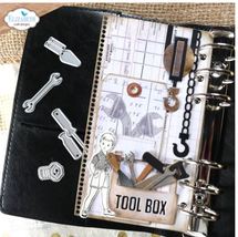 Sidekick Essentials 27 TOOL BOX  die set  Elizabeth Craft  2029 Craft Studio