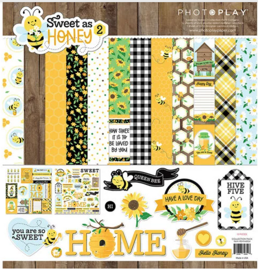 Sweet as Honey 2 Collection Pack and Ephemera Pack. Photoplay. Scrapbooking
