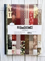 Reminiscence Book 8  Patterned Card Stock. Elizabeth Craft Designs
