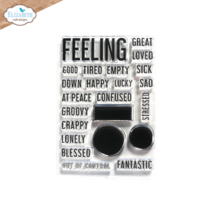 Feelings Stamp set Elizabeth Craft Designs CS315 Greatest Hits
