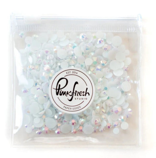 Glacier Jewels embellishments. Pinkfresh Studio