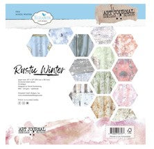 Rustic Winter Cardstock. 12X12 Double Sided.  Elizabeth Craft.